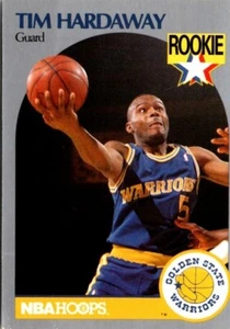 Tim Hardaway  1990-91 NBA Hoops Rookie Card #113 Golden State Warriors NBA HOF - Imagen 1 de 2