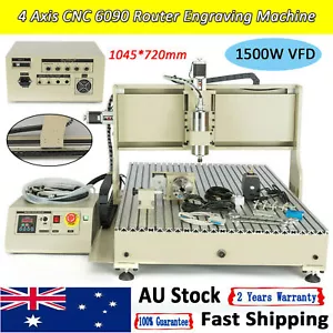 4 Axis CNC 6090/6040 ROUTER ENGRAVER DESKTOP 3D MILLING DRILLING CUTTING MACHINE - Picture 1 of 38
