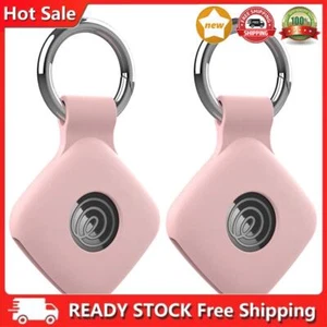 2 PCS Silicone Case for Tile Mate 2022/2024 Tracker Case with Keychain (Pink) - Zdjęcie 1 z 3