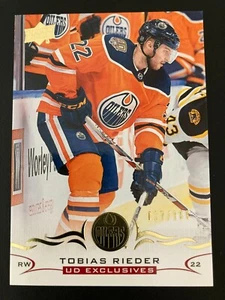 2018-19 Upper Deck UD Exclusives 326 Tobias Rieder ed/100 - Bild 1 von 2