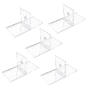 5 Pcs Standard Jewel Cases Clear Jewel Cases Cd/dvd Storage Case Plastic - Afbeelding 1 van 12