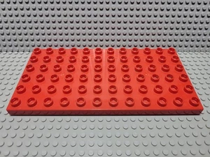 LEGO Duplo Red 6x12 Building Plate Piece - Picture 1 of 1