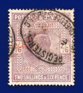 1902 SG260 2s6d Lila M48 (1) Aguja Roscada St Buen Usado Gato £150 divb - Imagen 1 de 3