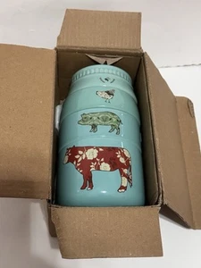 Nuovo set misurini impilabili in ceramica Live Simply Farmhouse di Amylee Weeks - Foto 1 di 14
