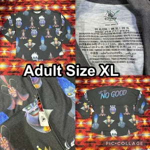 2022 Disney Parks Villains Up To No Good Hades Ursula Spirit Jersey Adult XL - Picture 1 of 10