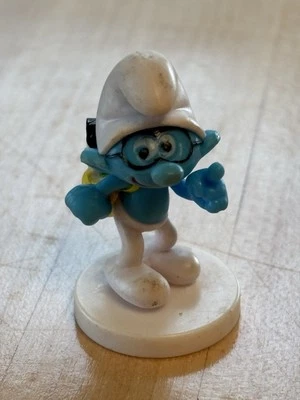 Brainy Smurf From The Lost Village #9  Peyo 3D Figure - Image 1 of 4