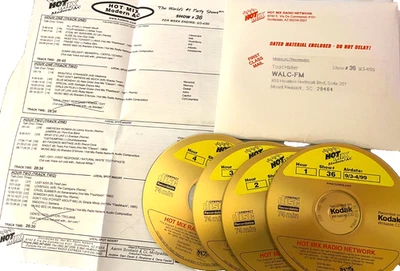 9/3/99 HOT MIX PARTY AC 80's/90s: PEARL JAM, SIMPLE MINDS, LOU BEGA, DISHWALLA - Image 1 of 2