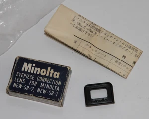 Minolta +2 Okularkorrektor (Nr.4) Objektiv V für SR-T 101, SR-7, SR-1 Kamera - Bild 1 von 3