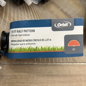 (34) ORBIT Half-Circle Shrub Sprinkler Head Nozzle - Female Thread - 180 degrees - Picture 1 of 3