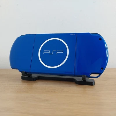 Sony Playstation Portable PSP 3000 White Blue Console Japan Import Rare - Image 1 of 4