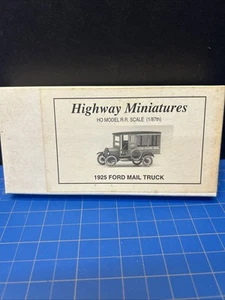 HO Scale Jordan Products Highway Miniatures 1925 215 Ford Mail Truck - Picture 1 of 3