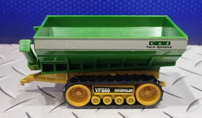 1/64 Ertl Caterpillar VFS50 Undercarriage With C & J Farm Systems Gravity Wagon - Image 1 of 4