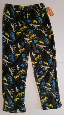 PANTALONES DE PIJAMA POLAR DINOSAURIO NACIÓN MARAVILLA NIÑO! TALLA XL (14-16)! ¡NUEVO CON ETIQUETAS! Foto 1 de 3