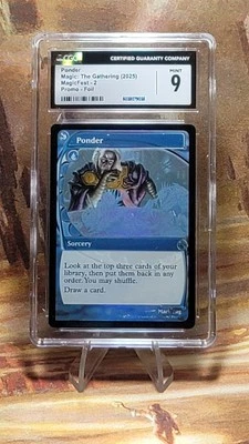 MTG Ponder (Future Sight) Secret Lair Drop Foil  CGC  9 - Image 1 of 4