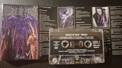 Cradle Of Filth – Midian 2000 MC Tape Cassette Dimmu Borgir, Ulver - Image 1 of 2