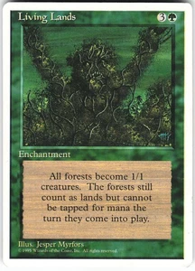Living Lands R Fourth Edition 4ED Normal MTG MP - Picture 1 of 2