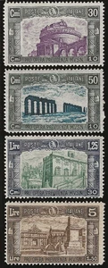 1930 Königreich Italien - komplette Serie III Miliz MH * - Bild 1 von 1