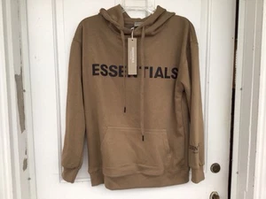Essentials “Fear Of God” NWT’s Men’s Brown Pullover Hoodie, Pockets, Size M/L. - Picture 1 of 9