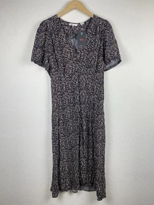 Levi’s XL Button Front Maxi Dress Empire Waist Floral Prairie Modest Cottage NWT - Picture 1 of 7