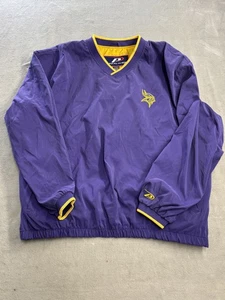 Vintage Minnesota Vikings Jacket Mens XL Pro Player Pullover NFL 90s - Picture 1 of 6