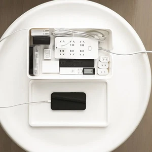 Electronics Organizer Large-capacity Power Strip Cable Management Box - Zdjęcie 1 z 10