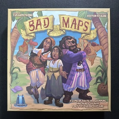 CIB Bad Maps Floodgate Games 2019 Abstract Puzzle Pattern Building Tile Game - Image 1 of 2