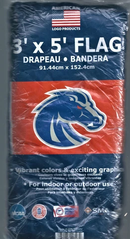 BOISE STATE BRONCOS FLAG 3'X5' BOISE STATE UNIVERSITY 3X5 BANNER NEW Cover