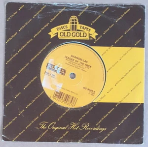 SHANGRI-LAS LEADER OF THE PACK UK PRESS SP OLD GOLD DISCS TAPES 1980 - Imagen 1 de 1