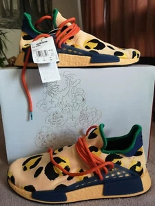 Adidas X Pharrell Williams HU NMD Animal Print Amber Sneakers Size 46 US 11,5 - Bild 1 von 4