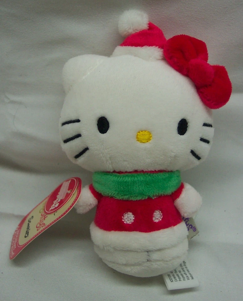 2016 Hallmark Itty Bittys Hello Kitty Christmas Toys for Tots Plush