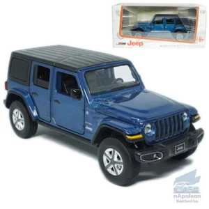 Jeep Wrangler Sahara ORV 1:32 Modelo Coche Diecast Vehículo de Juguete Colección de Regalo Azul - Imagen 1 de 12