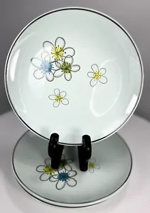 MCM EUC Nobility Permaware Mist Bread & Butter Plates Set of 2 - Picture 1 of 6