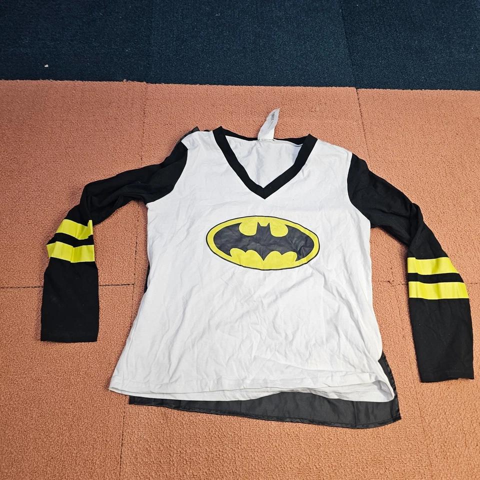 Camiseta deportiva Batgirl para mujer Rubíes DC Superhéroes Camisa con capa grande T5a Foto 1 de 4