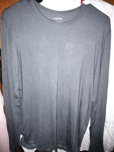 Calvin Klein Blue Performance (L) Long Sleeve, Moisture Wicking Shirt. NWOT - Picture 1 of 3