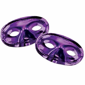 Purple Half Mask w/Elastic Plastic 1 Each Mardi Gras Favor Costume Prop  - Picture 1 of 1