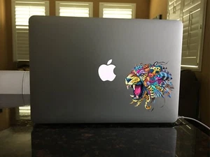 35-91 Aquarell Jaguar Kopf Maya Azteken Kunst Vinyl Aufkleber Sticker Fenster - Bild 1 von 2