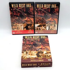 Wild West Box 4 Movies Pancho Villa Navajo Joe A Town Called Hell Eagle's Wing 2 - Picture 1 of 7