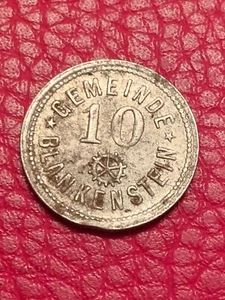 Notgeld Blankenstein 10 Pfennig ohne Jahr Eisen - Bild 1 von 2