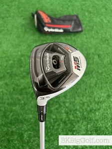 LH Taylormade M5 Titanium 15 Degree 3 Wood w Headcover / Stiff - Picture 1 of 8