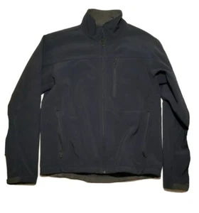 T Tech by Tumi Water Resistant  Zip Up Jacket Size Medium Navy Dark Blue - Picture 1 of 9