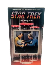 Star Trek Original TV Series VHS Tape Movie Kirk Spock 1985 Deadly Years Mccoy - Picture 1 of 2