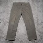 Vintage Levi's Big E Corduroy Jeans Men Size W36 L30 Gray Beige Talon 42 36x30