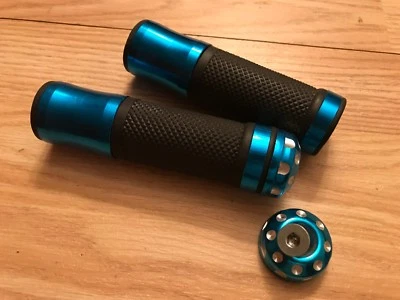 Guidão azul metálico Suzuki SV650 Katana 2000 SV 650 - Imagem 1 de 3