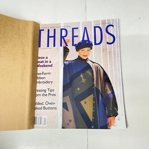 Threads Sewing back issue Magazines 1996 January #62 Machine-Sew TAUNTON'S - Picture 1 of 6