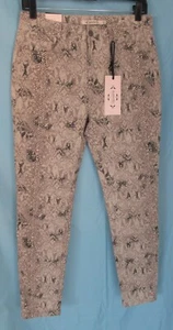 NANETTE LEPORE Hamilton Skinny Snakeskin Print Jeans-Size 8/29-27" Inseam/ NWT - Picture 1 of 5
