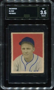 1949 Bowman #90 Gil Coan Washington Senators - Rookie Card - GMA 3.5 VG - Picture 1 of 2