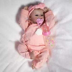 Alive Reborn Neugeborene Puppen Wasserdicht Baby Mädchen Ganzkörper Vinyl Silikon Geschenke - Bild 1 von 7