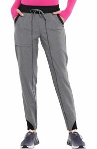 Infinity Scrubs Style 147 Knit Elastic Waist Cargo Jogger Pant in HTGR Size L