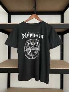 Vintage 1990 Fields of the Nephilim Uk Tour Herbst Gothic Rock schwarz T-Shirt - Bild 1 von 13