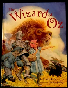 WIZARD OF OZ ~ Baum/Santore ~ 1990’s Children’s Picture Story Book Hardcover - Picture 1 of 8